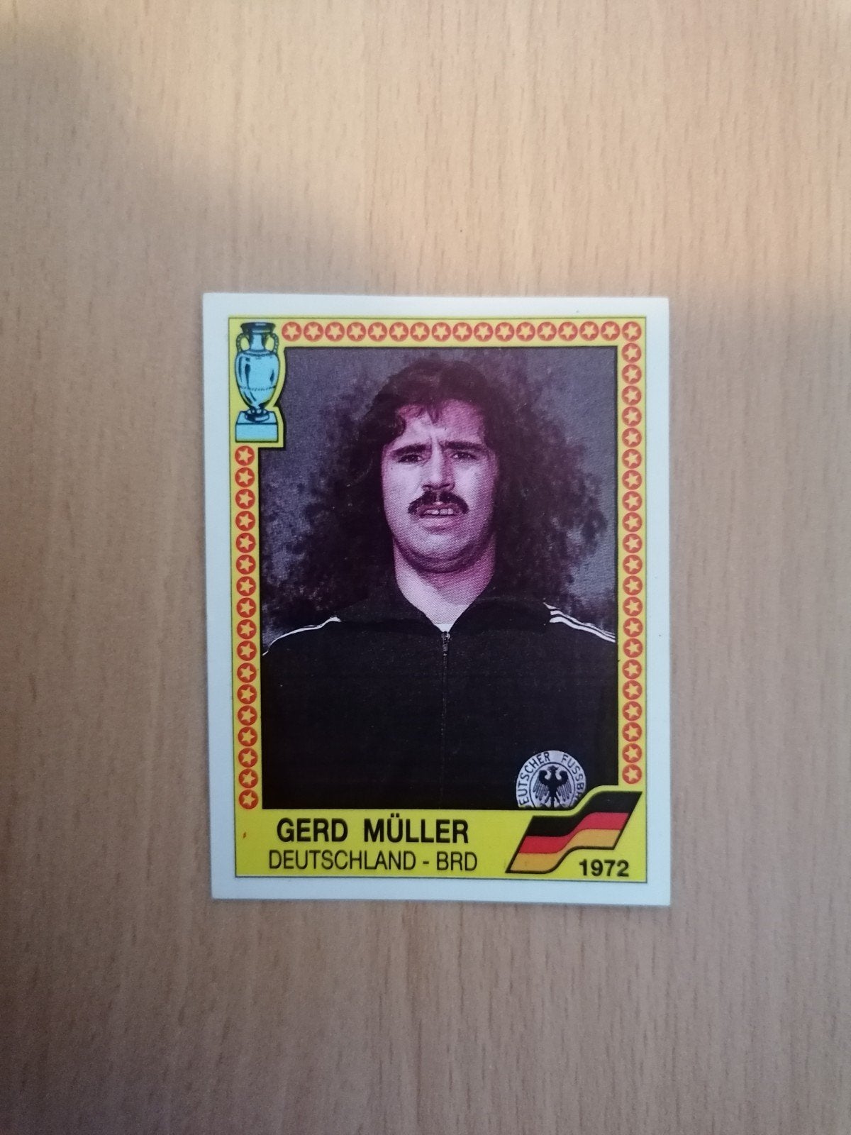 Panini Euro 88 #12 Gerd Müller., Ophalen of Verzenden, Zo goed als nieuw, Sticker