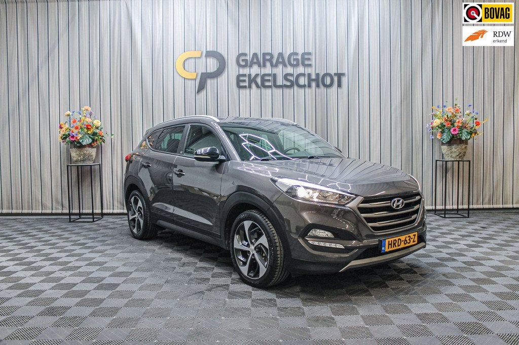 Hyundai TUCSON 1.6 T-GDi|Automaat|Cruise|Carplay|Stoelverw|C, Auto's, Hyundai, Stof, Gebruikt, 4 cilinders, Bedrijf