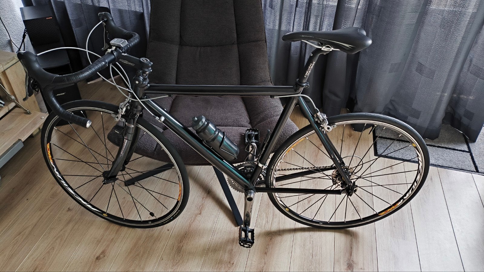 Racefiets, Shimano 105, Mavic Aksium Race, hoogte 56, Fietsen en Brommers, Fietsen | Racefietsen, 28 inch, Gebruikt, Velgrem, Aluminium