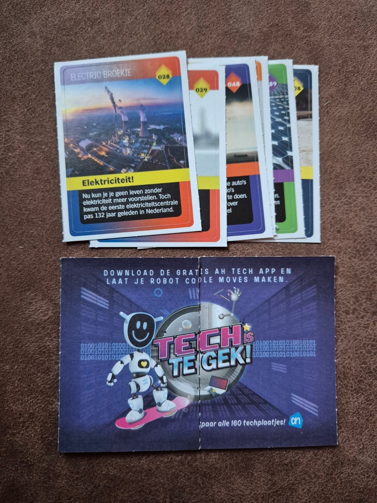 Albert Heijn Techplaatjes, Albert Heijn, Verzenden