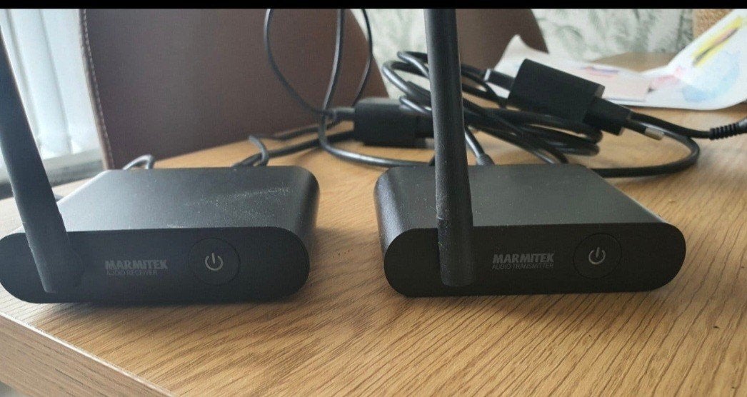 Marmitek  Anywhere 640 Draadloze Audio Transmitter, Ophalen, Zo goed als nieuw, Minder dan 2 meter, Overige kabels