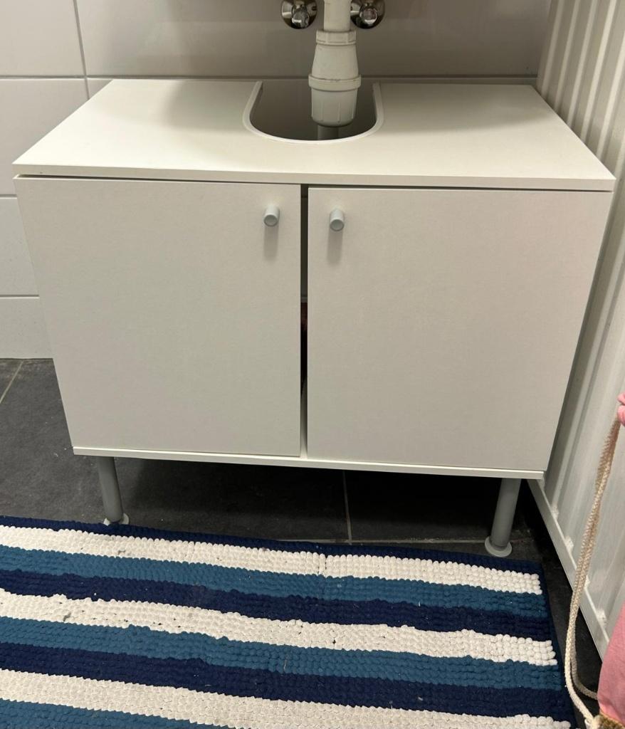 Badkamer wastafel kastje Ikea, Ophalen, Gebruikt, 50 tot 100 cm, Minder dan 100 cm