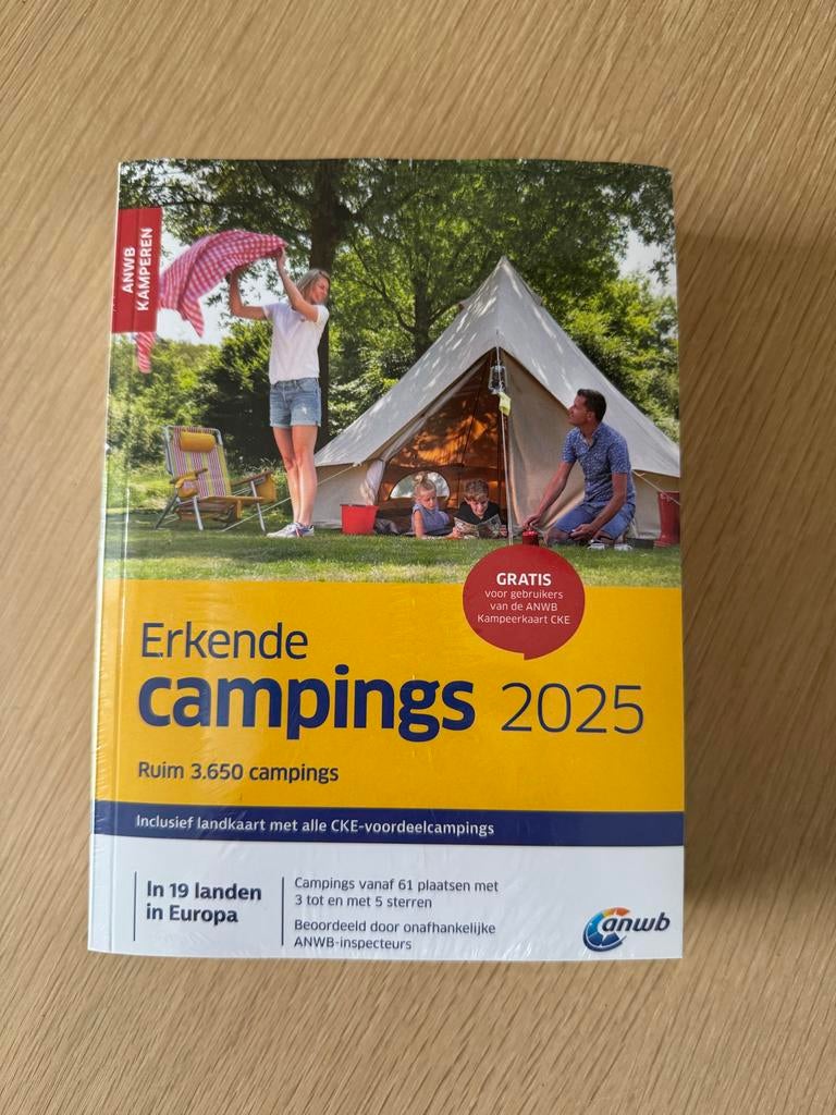 ANWB Erkende Campings 2025 - NIEUW, Europa, Nieuw, Ophalen of Verzenden, Campinggids