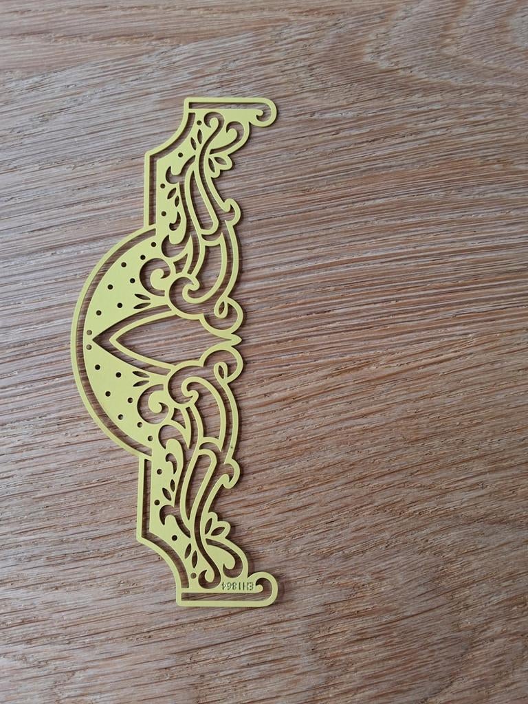 Borduur/snijmal - Decoratief Ornament EH11364, Hobby en Vrije tijd, Knutselen, Zo goed als nieuw, Gereedschap of Toebehoren, Geschikt voor karton
