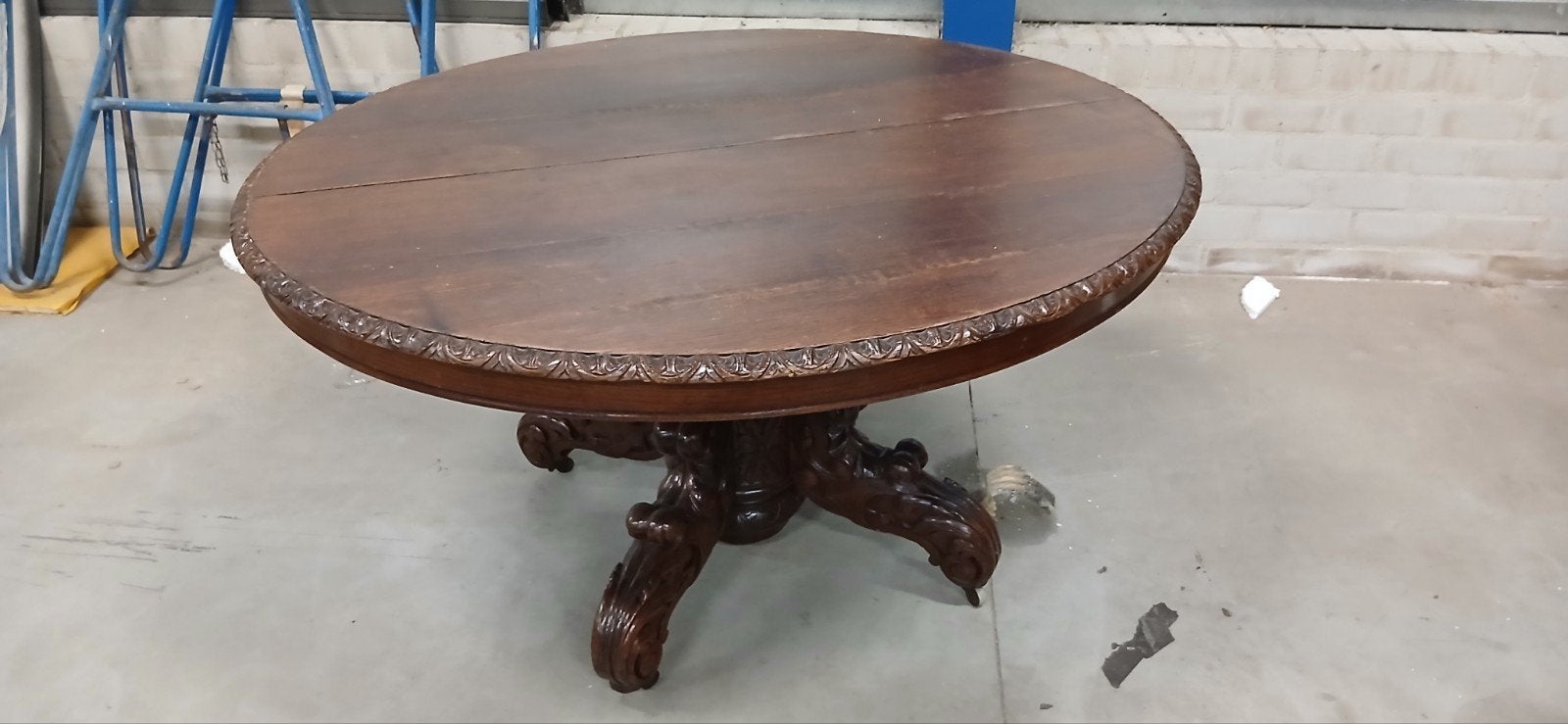 Tafel houtsnijwerk, Ophalen of Verzenden
