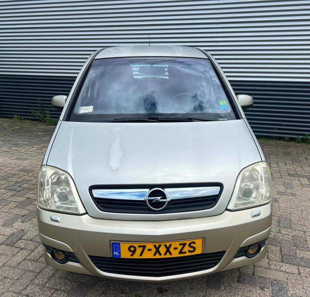 Opel Meriva 1.6-16V Temptation AUTOMAAT/1STE EIGENAAR, Auto's, Opel, Gebruikt, Zwart, 4 cilinders, Beige