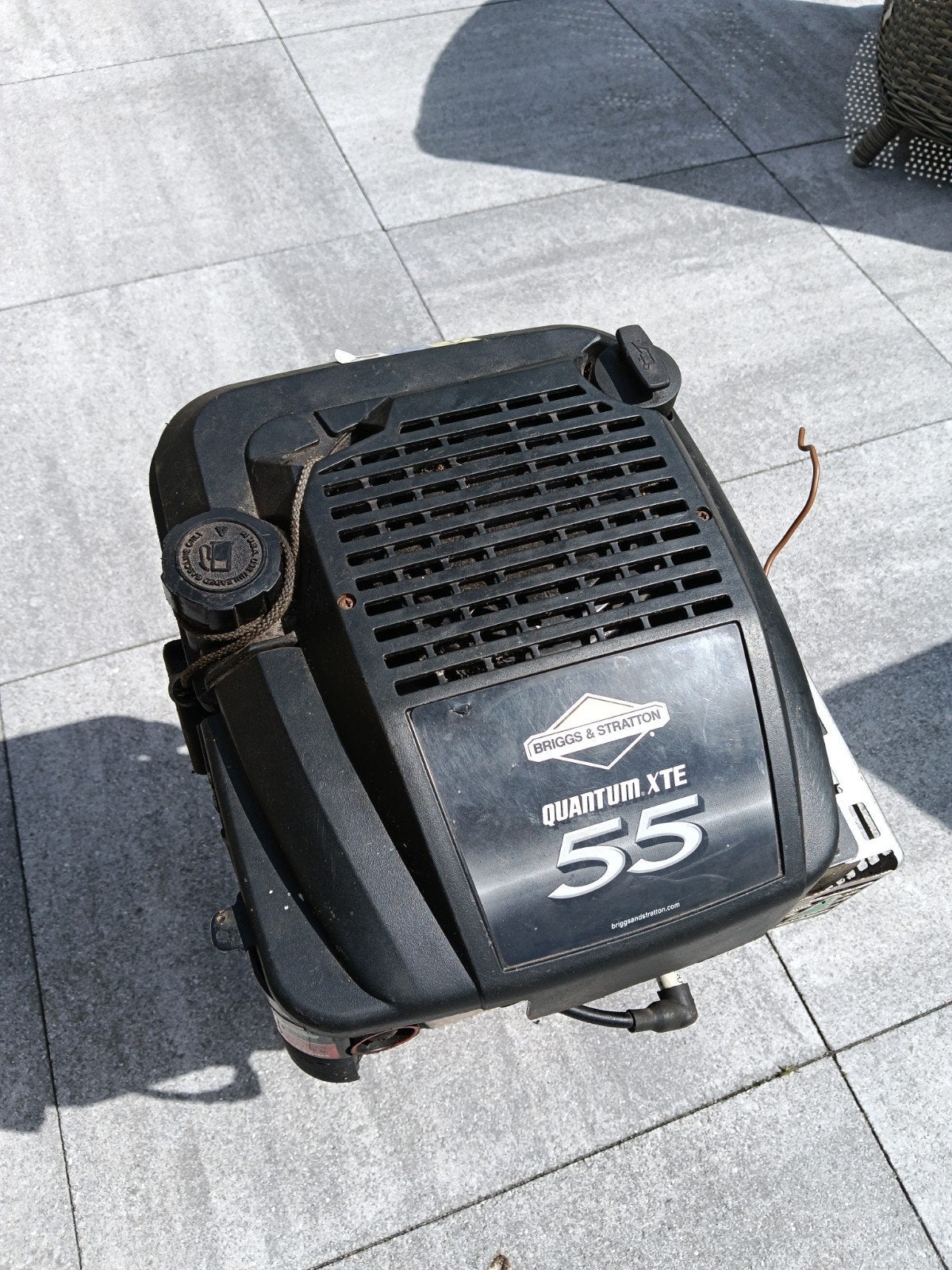 Briggs & Stratton Quantum XTE 5.5 PK Grasmaaier motor., Ophalen, Gebruikt
