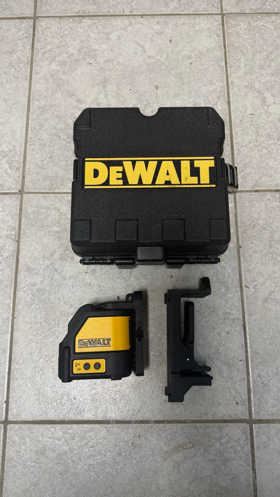DeWALT DW088CG Groene Kruislijnlaser, Ophalen of Verzenden, Gebruikt, Licht