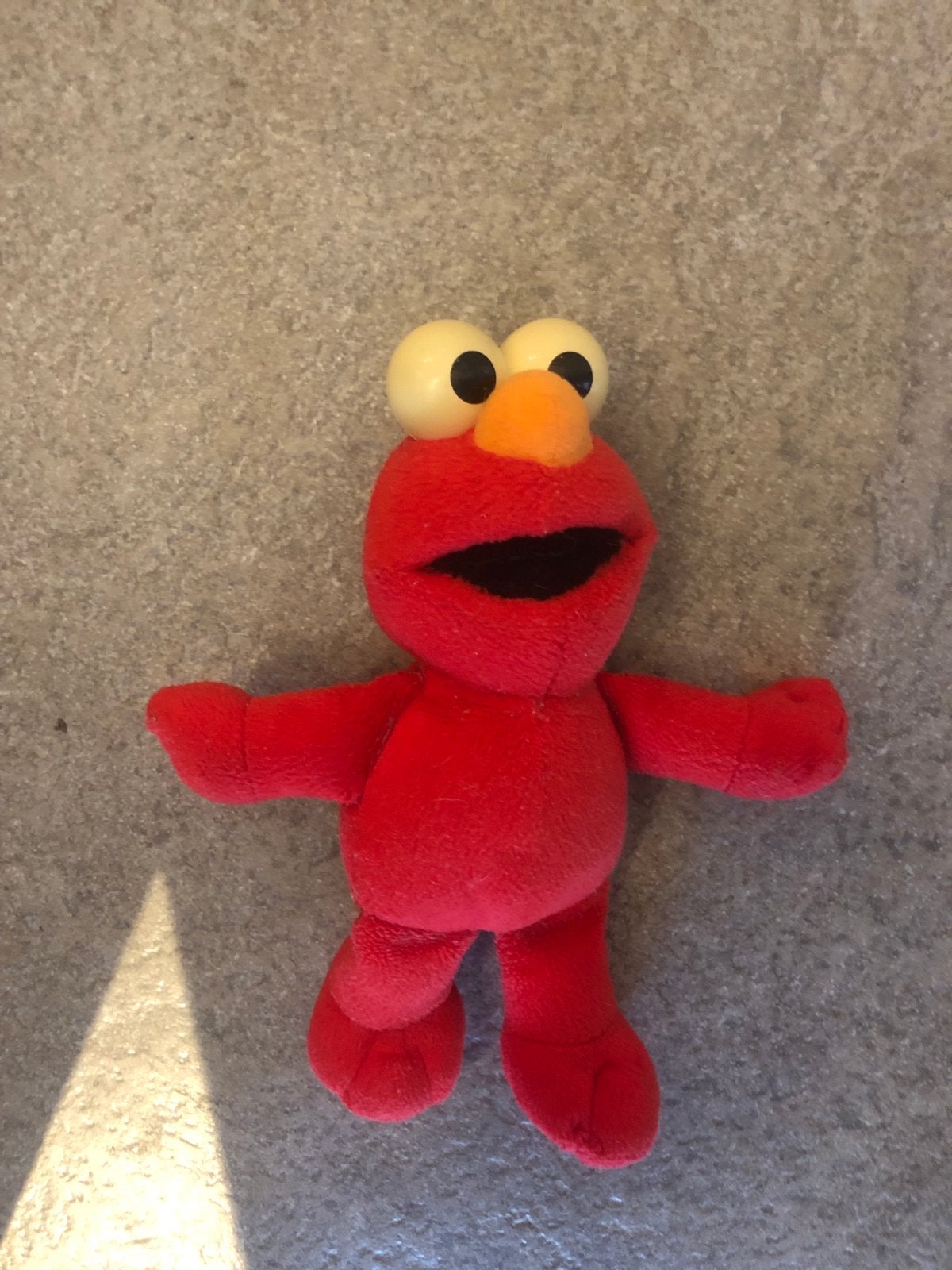Vintage Elmo Knuffel - Sesamstraat, Gebruikt, Overige merken, Overige karakters, Overige typen