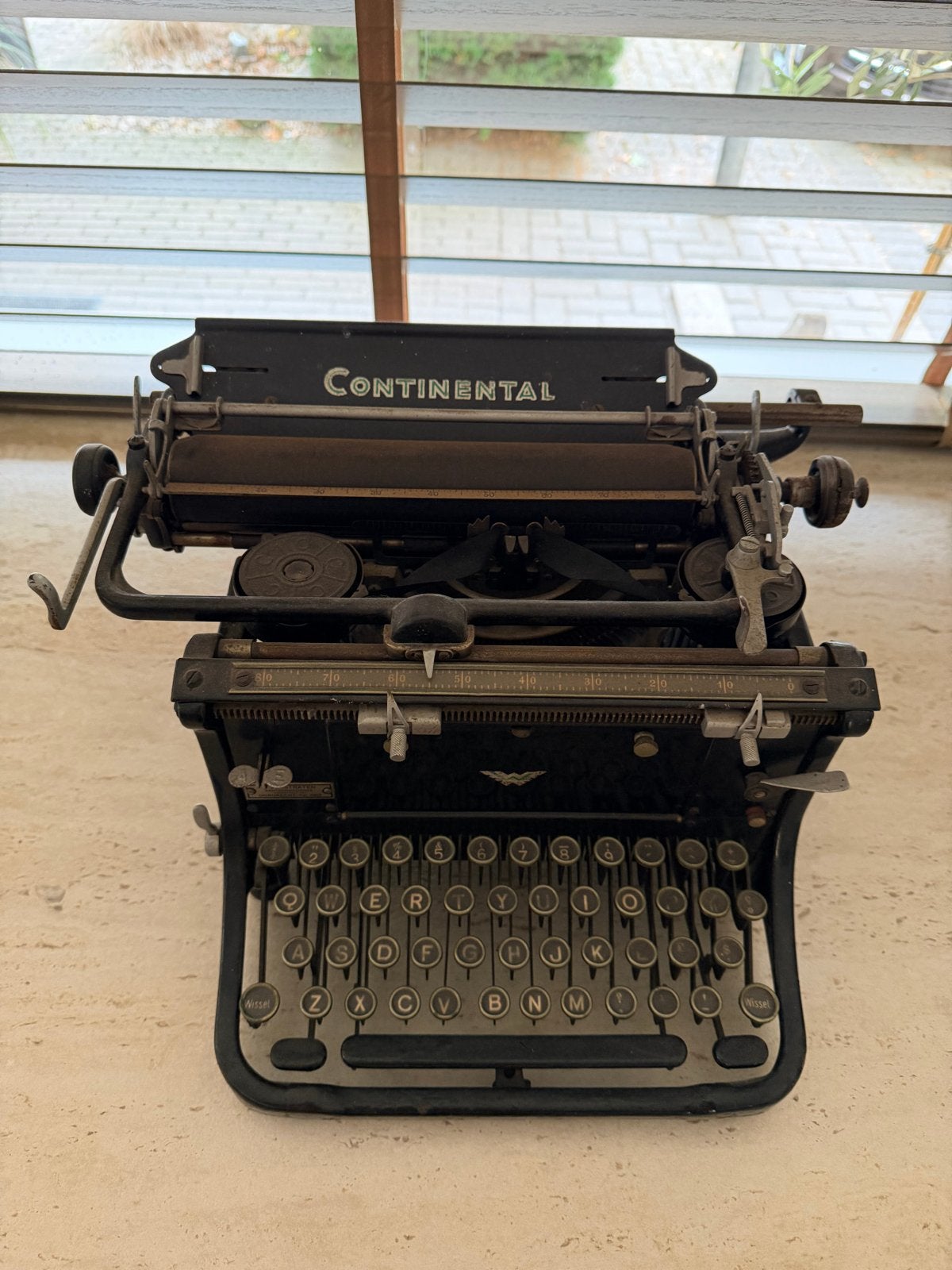 Antieke Continental Standard typemachine jaren 20/30, Diversen, Ophalen of Verzenden, Gebruikt