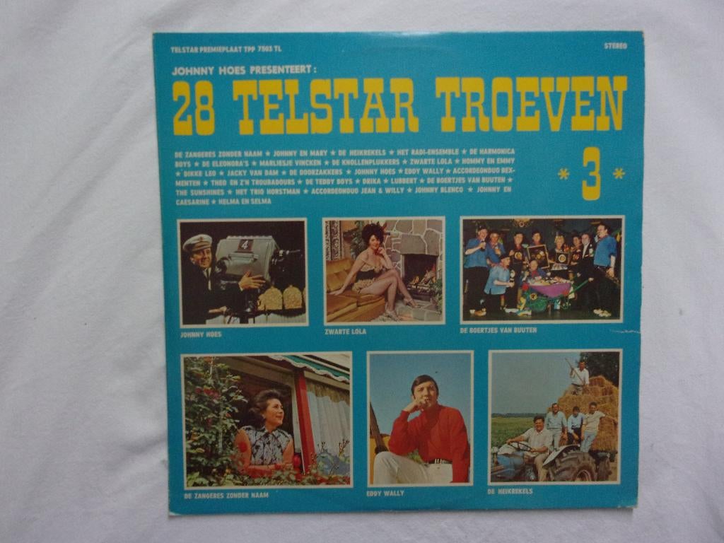 28 Telstar troeven vol 3 LP, Ophalen of Verzenden, Gebruikt, 12 inch, Levenslied of Smartlap