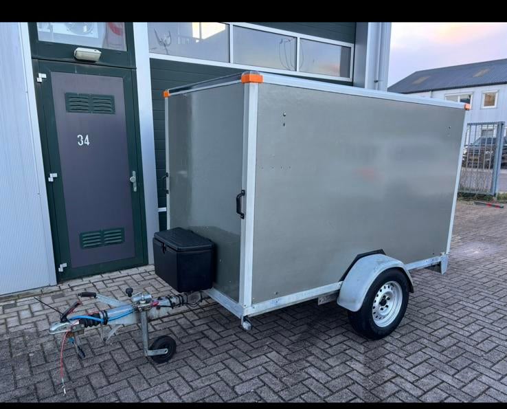 Gesloten aanhanger 257x130x150cm 1200kg️️❗️, Ophalen of Verzenden, Zo goed als nieuw