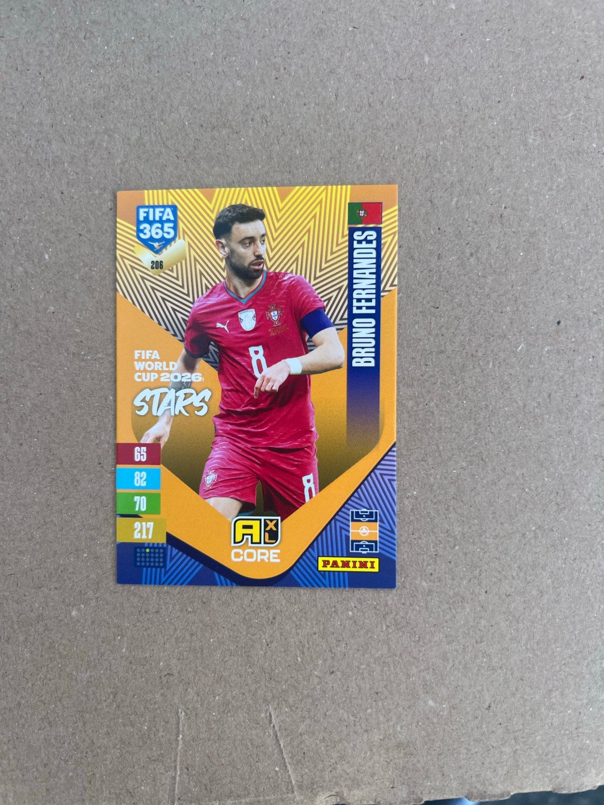 Bruno Fernandes FIFA 365 Adrenalyn XL kaart, Ophalen of Verzenden, Zo goed als nieuw, Buitenlandse clubs, Spelerskaart