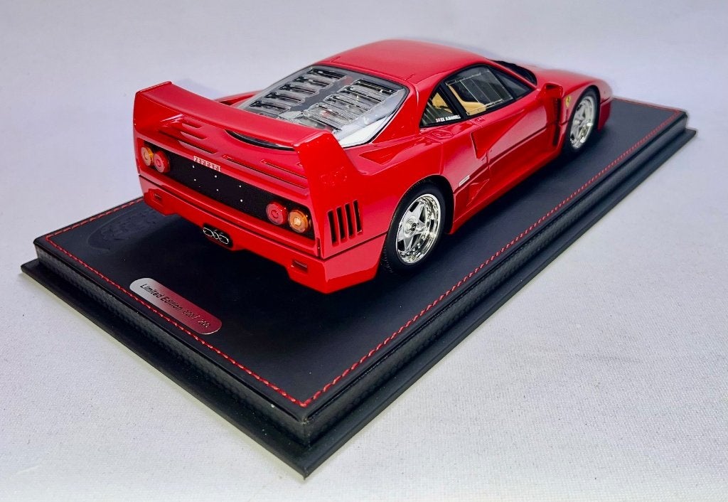 Ferrari F40 Rood Nigel Mansell 1:18 P18168NM van BBR, Ophalen of Verzenden, Nieuw, Auto, Overige merken