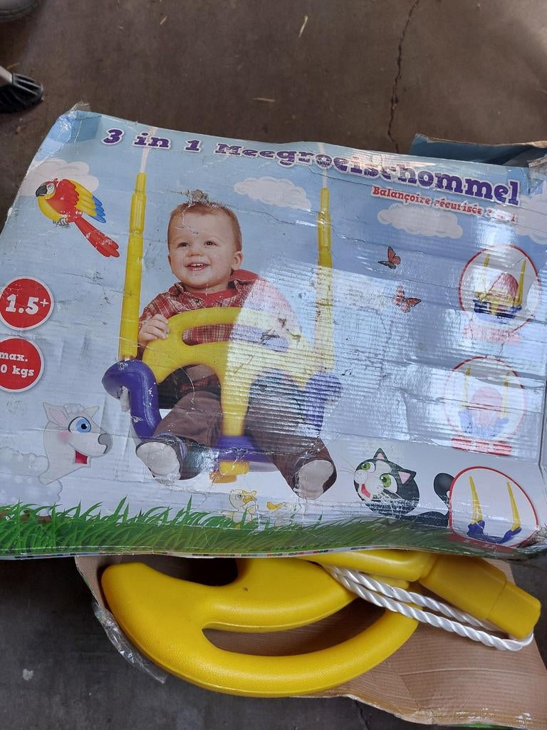 3-in-1 Meegroeischommel voor baby's en kinderen, Ophalen, Nieuw