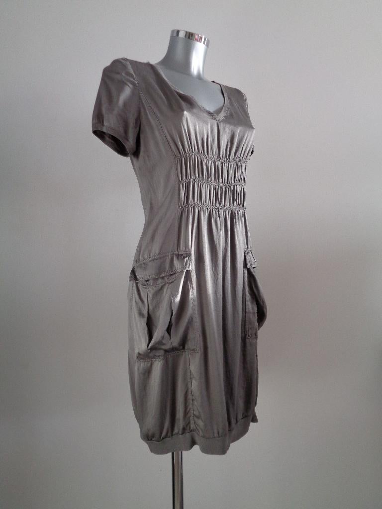 Tandem 100% zijden jurk maat 36 origineel, Kleding | Dames, Tandem, Ophalen of Verzenden, Zo goed als nieuw, Knielengte