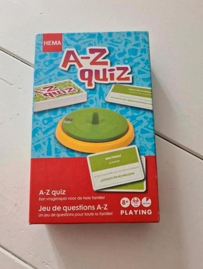 A-Z quiz Hema Reisspel, Een of twee spelers, Ophalen of Verzenden, Zo goed als nieuw, HEMA