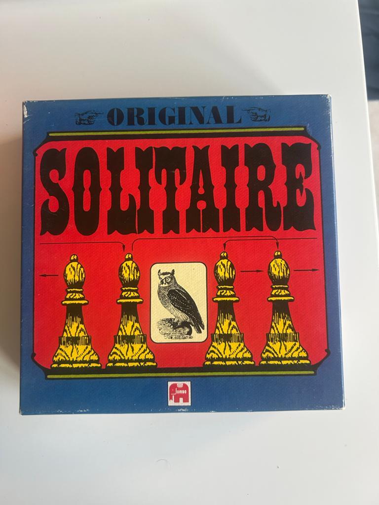 Jumbo Original Solitaire Bordspel - Vintage Houten Pionnen, Een of twee spelers, Ophalen of Verzenden, Zo goed als nieuw