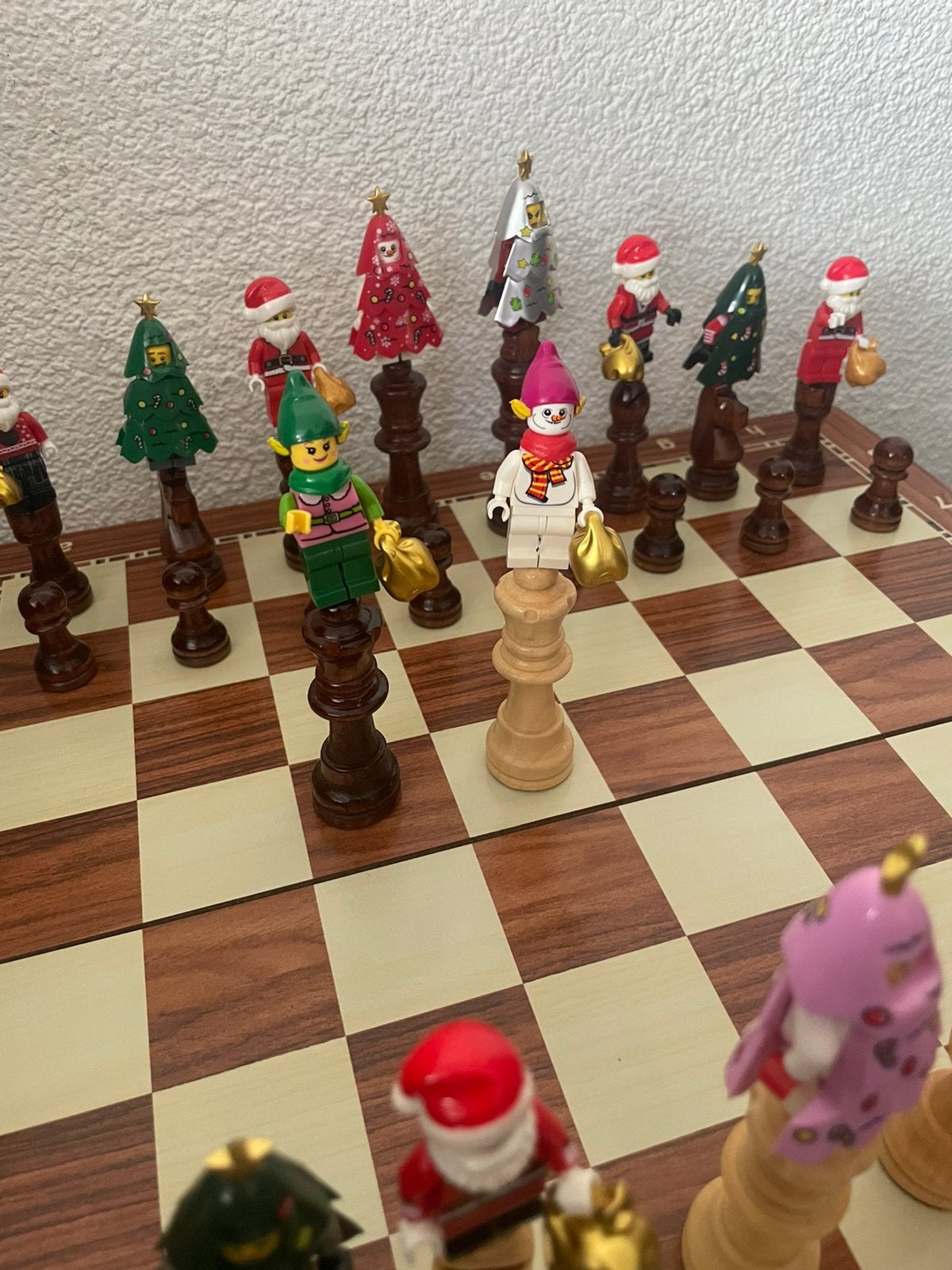 Kerst schaakspel, Een of twee spelers, Ophalen of Verzenden, Nieuw