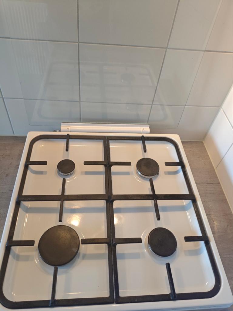 Pelgrim 4-pits gasfornuis, Ophalen, 4 kookzones, Zo goed als nieuw, Gas