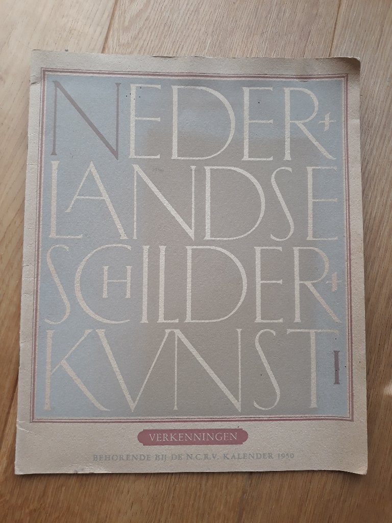 Nederlandse schilderkunst I - bij NCRV kalender 1950, Ophalen of Verzenden