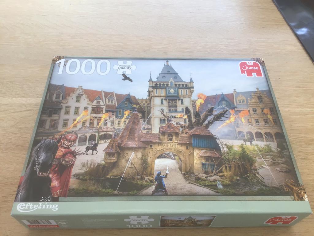 Puzzel Efteling Raveleijn 1000 stukjes Jumbo, Ophalen of Verzenden, 500 t/m 1500 stukjes, Zo goed als nieuw