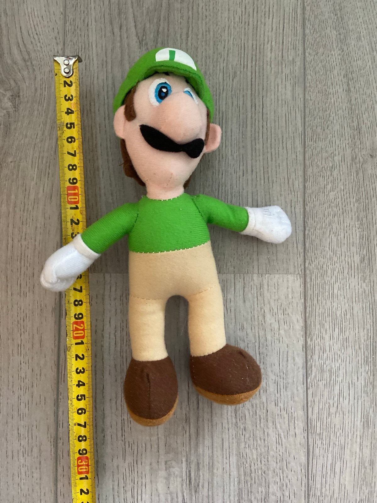 Luigi knuffel Super Mario, Kinderen en Baby's, Speelgoed | Knuffels en Pluche, Ophalen, Overige typen, Nintendo, Middelgroot (20 tot 80 cm)