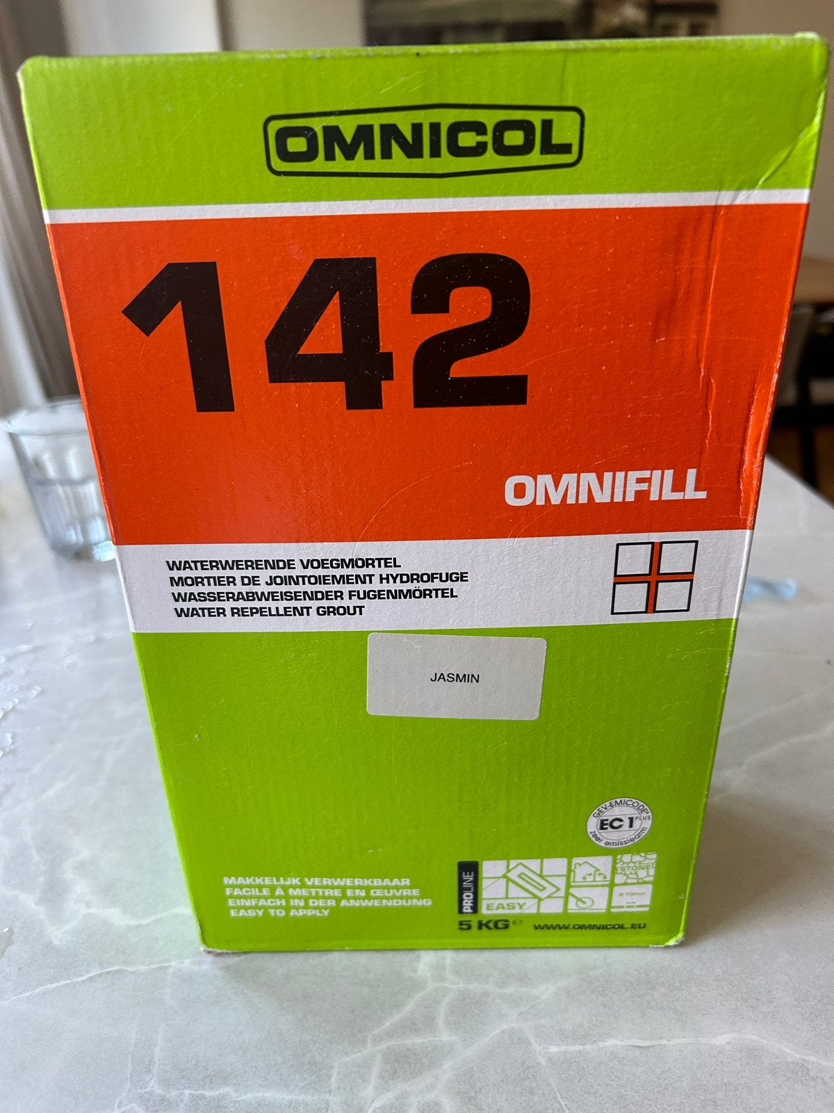 Omnicol Omnifill 142 Voegmortel - Jasmijn (Nieuw), Doe-het-zelf en Verbouw, Tegels, Ophalen of Verzenden, Nieuw, Overige materialen
