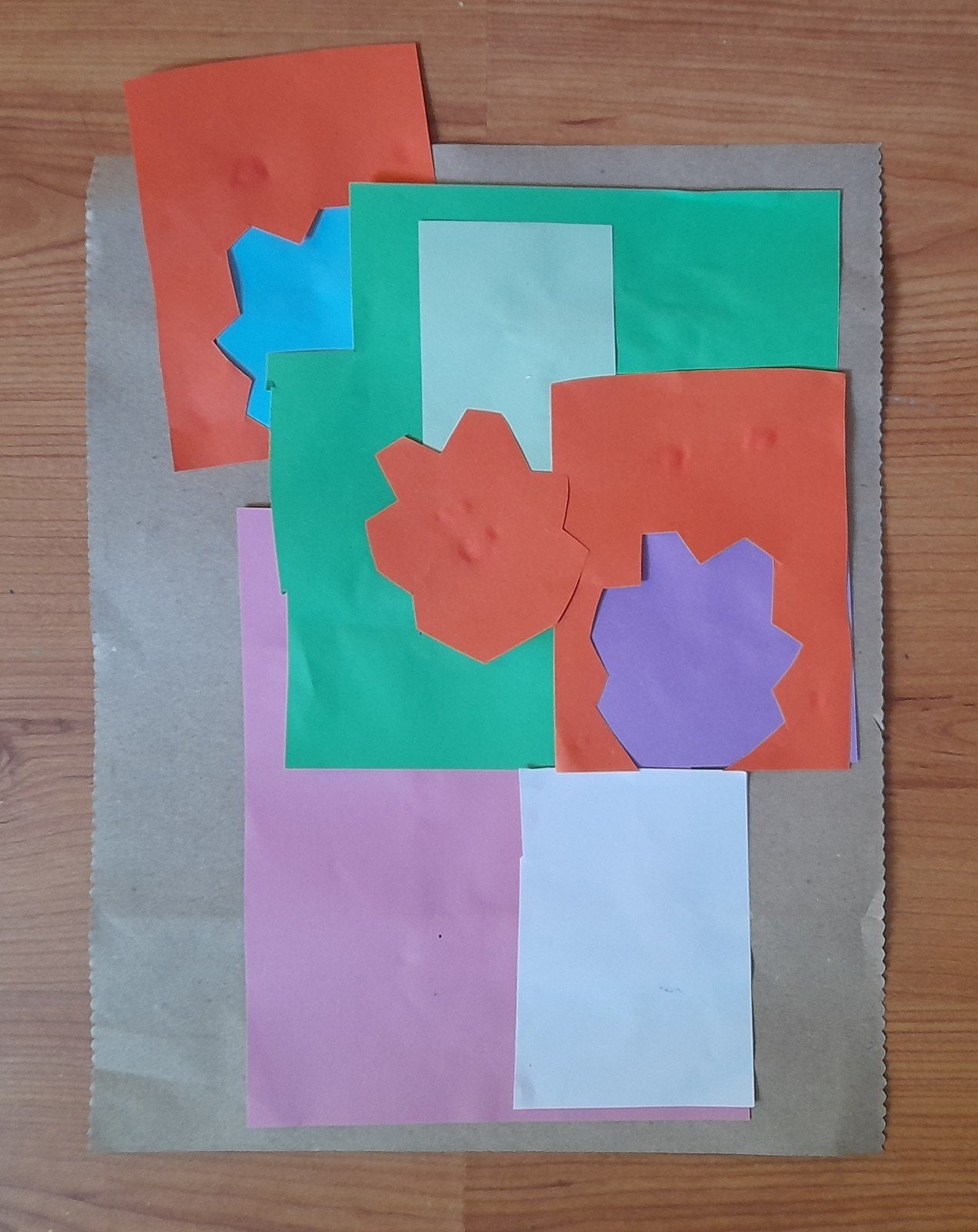 Collage knipsels, Antiek en Kunst, Ophalen of Verzenden