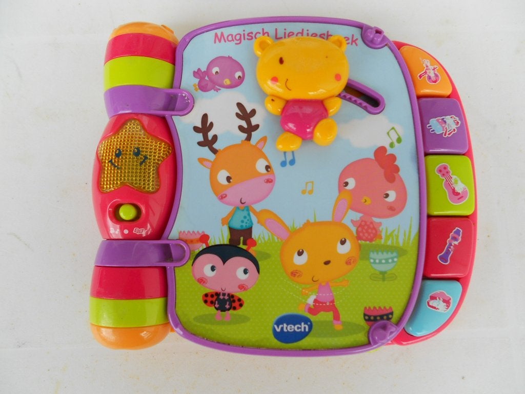 Vtech magisch liedjesboek met lichtgevend gezichtje gebruikt, Kinderen en Baby's, Ophalen, Gebruikt, 6 maanden tot 2 jaar