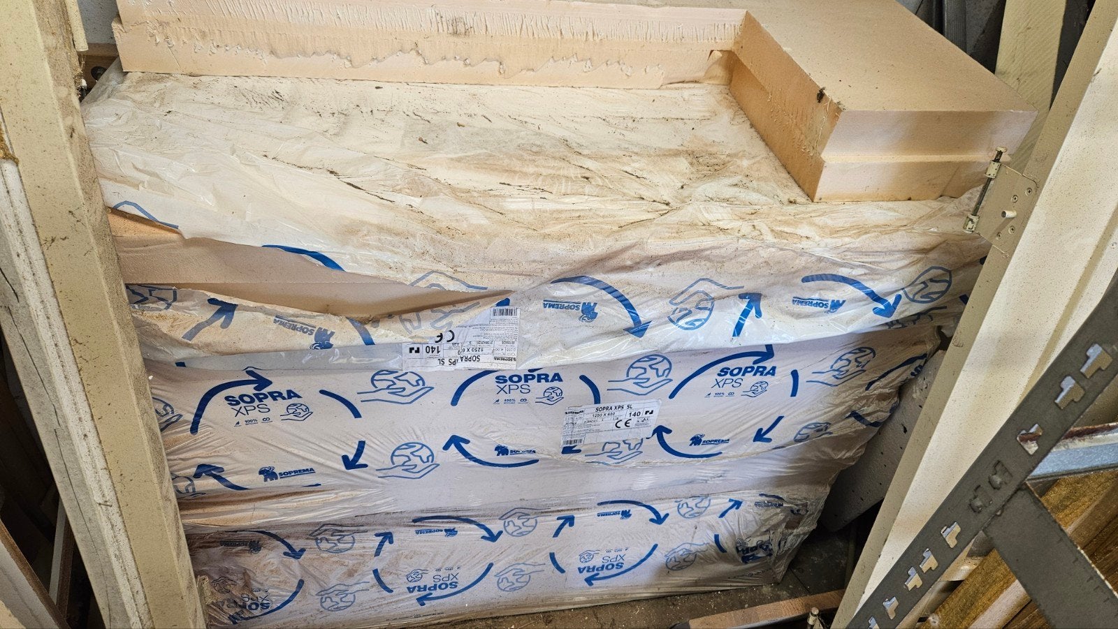 2.5 pak Sopra XPS isolatie 6m2 140mm dik RD 4, Doe-het-zelf en Verbouw, Ophalen, 12 cm of meer, Nieuw, 5 tot 10 m²