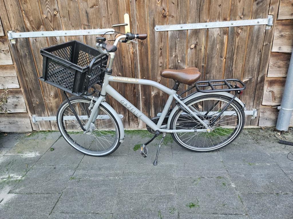 Super mooie Gazelle 24 inch jongensfiets met mand, Minder dan 49 cm, Ophalen of Verzenden, Zo goed als nieuw, Gazelle