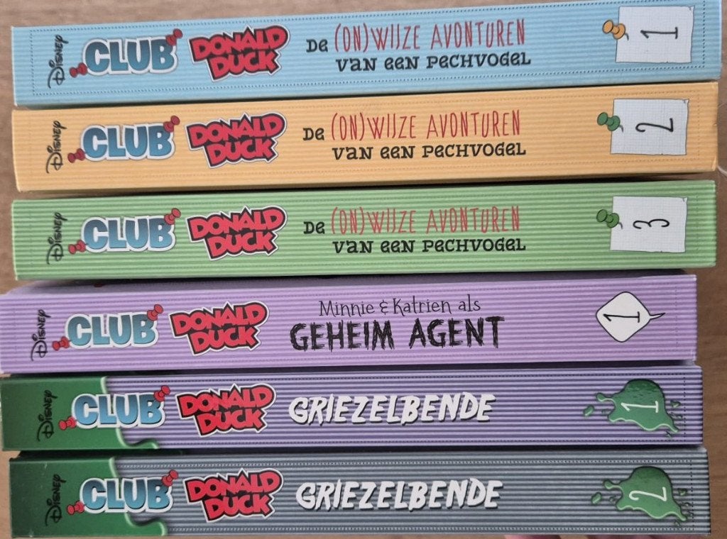 Disney Club Donald Duck Club Boeken (6 stuks), Fictie algemeen, Tommy Greenwald, Ophalen of Verzenden, Zo goed als nieuw