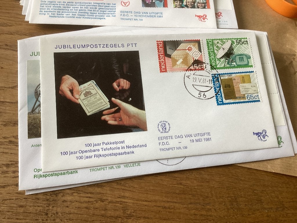 No2356 Trompet Nr139 zegels Nederland jaargangen fdc 1963, Postzegels en Munten, Postzegels | Eerstedagenveloppen, Ophalen, Onbeschreven