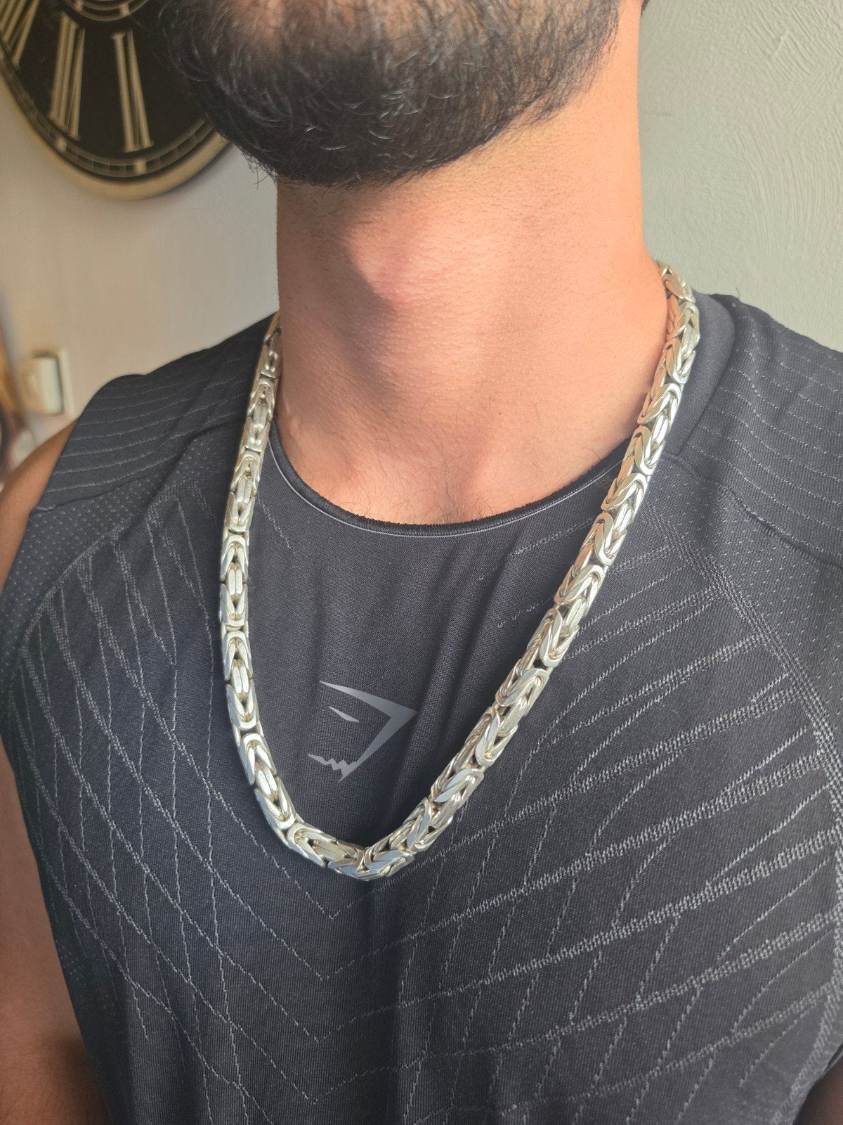 koningsketting 323 gram 70cm, Ophalen, Zo goed als nieuw, Zilver, Zilver
