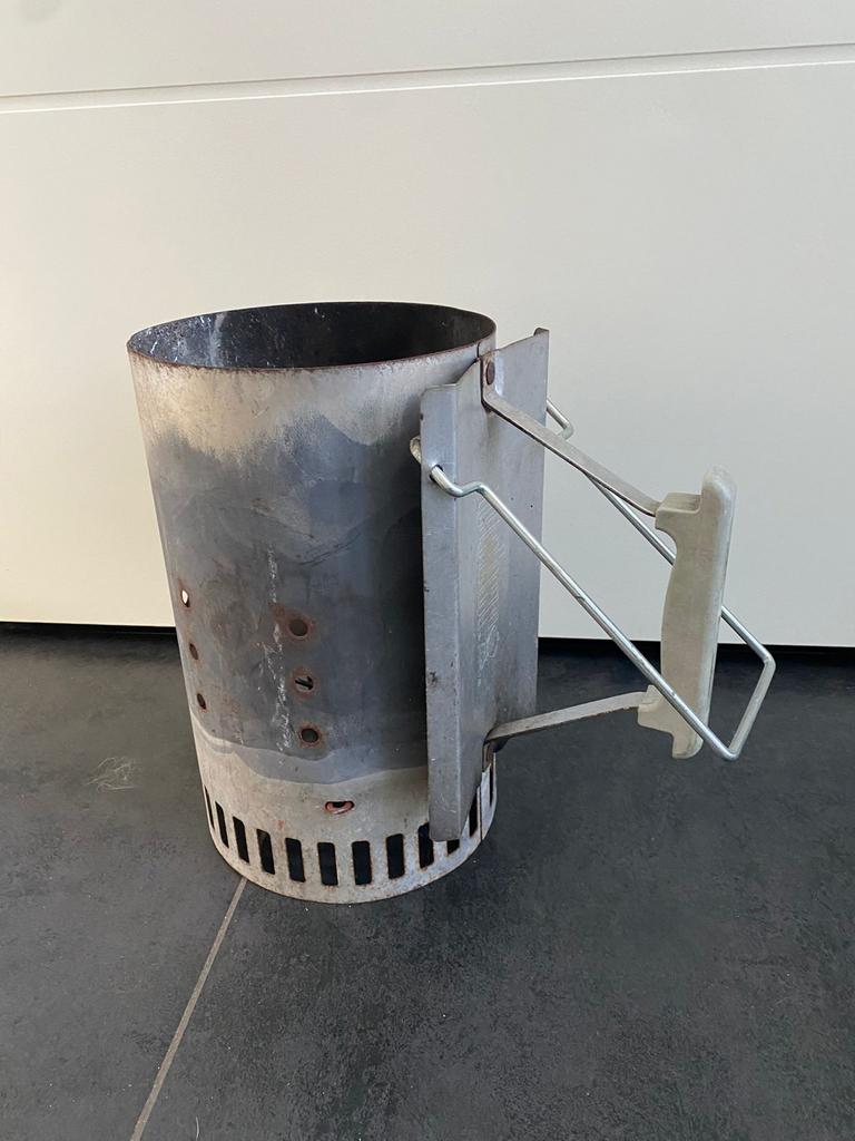 Weber briketten en Houtskoolstarter, Tuin en Terras, Barbecue-accessoires, Ophalen, Gebruikt