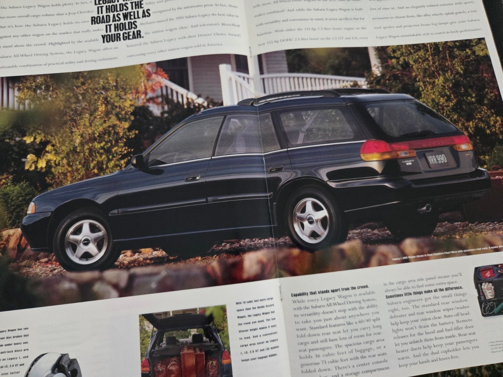 Brochure Subaru Legacy 1996 USA, Ophalen of Verzenden, Zo goed als nieuw, Overige merken