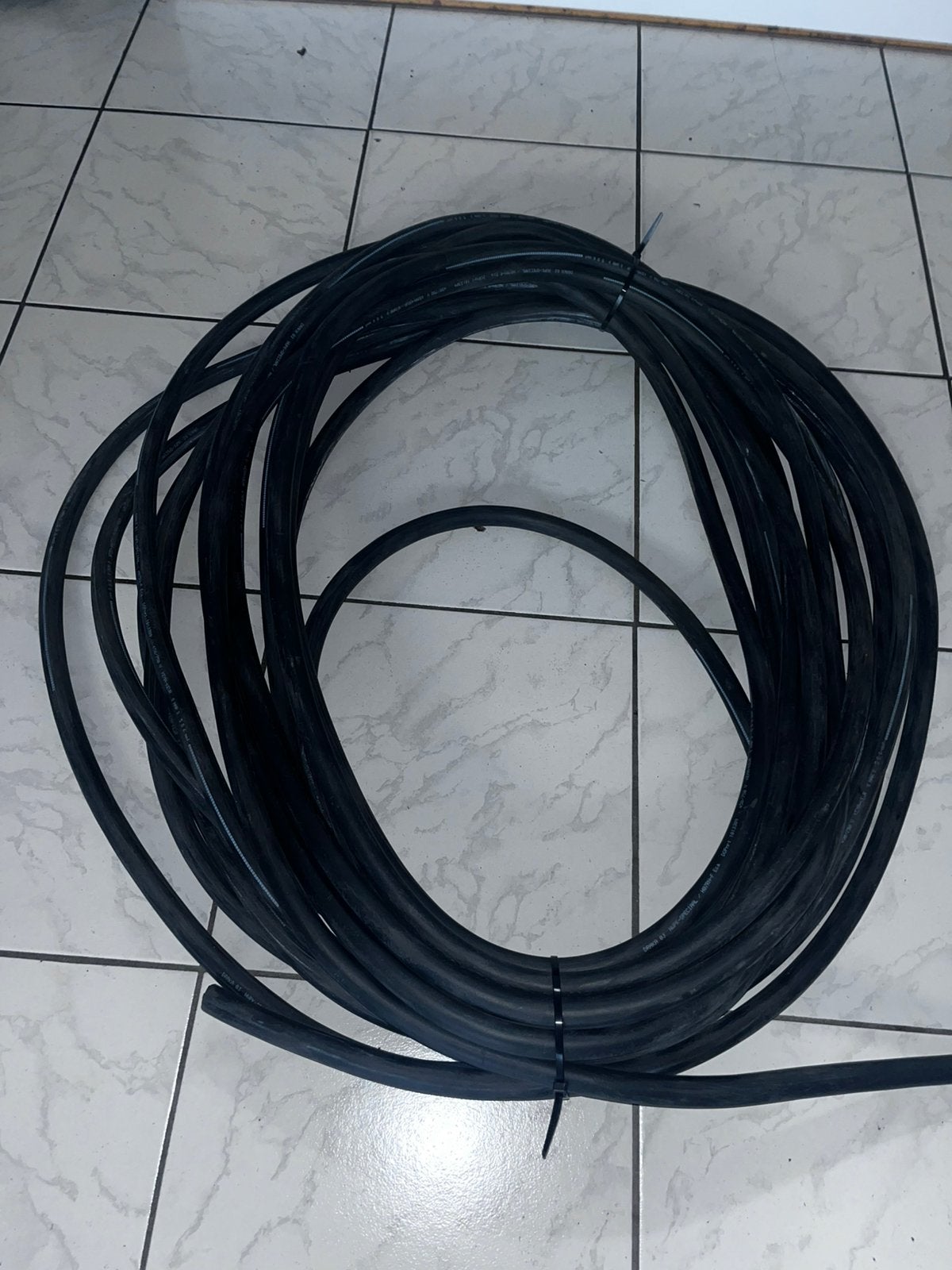 25m soepel (rubber) snoer 5x6mm NWPK, Doe-het-zelf en Verbouw, Elektra en Kabels, Ophalen of Verzenden, Nieuw, Draka, Kabel of Snoer