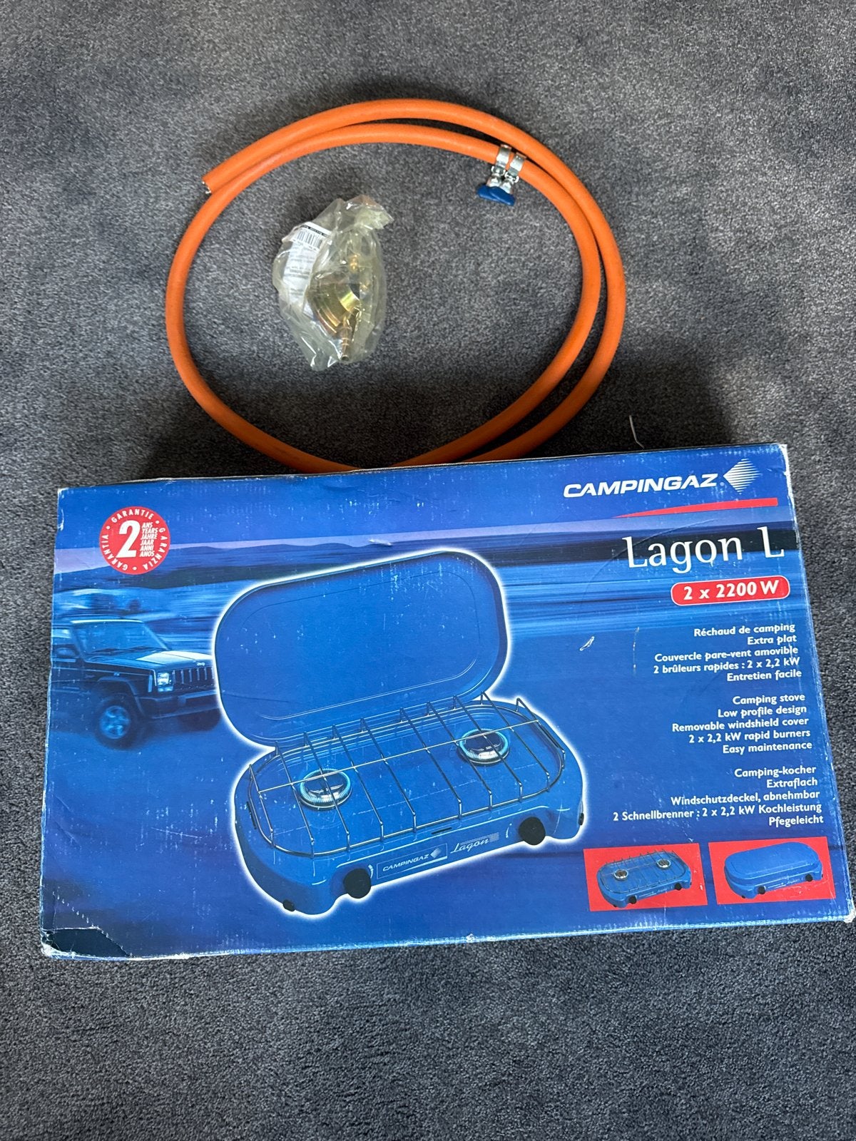 Campingaz Lagon L Campingkooktoestel 2x2200W, Ophalen of Verzenden, Nieuw