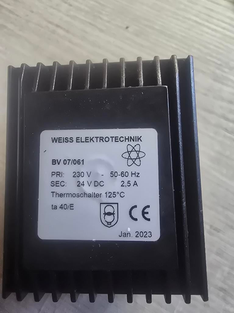 WEISS ELEKTROTECHNIK Compacte Voeding BV 07/061, Ophalen of Verzenden, Nieuw