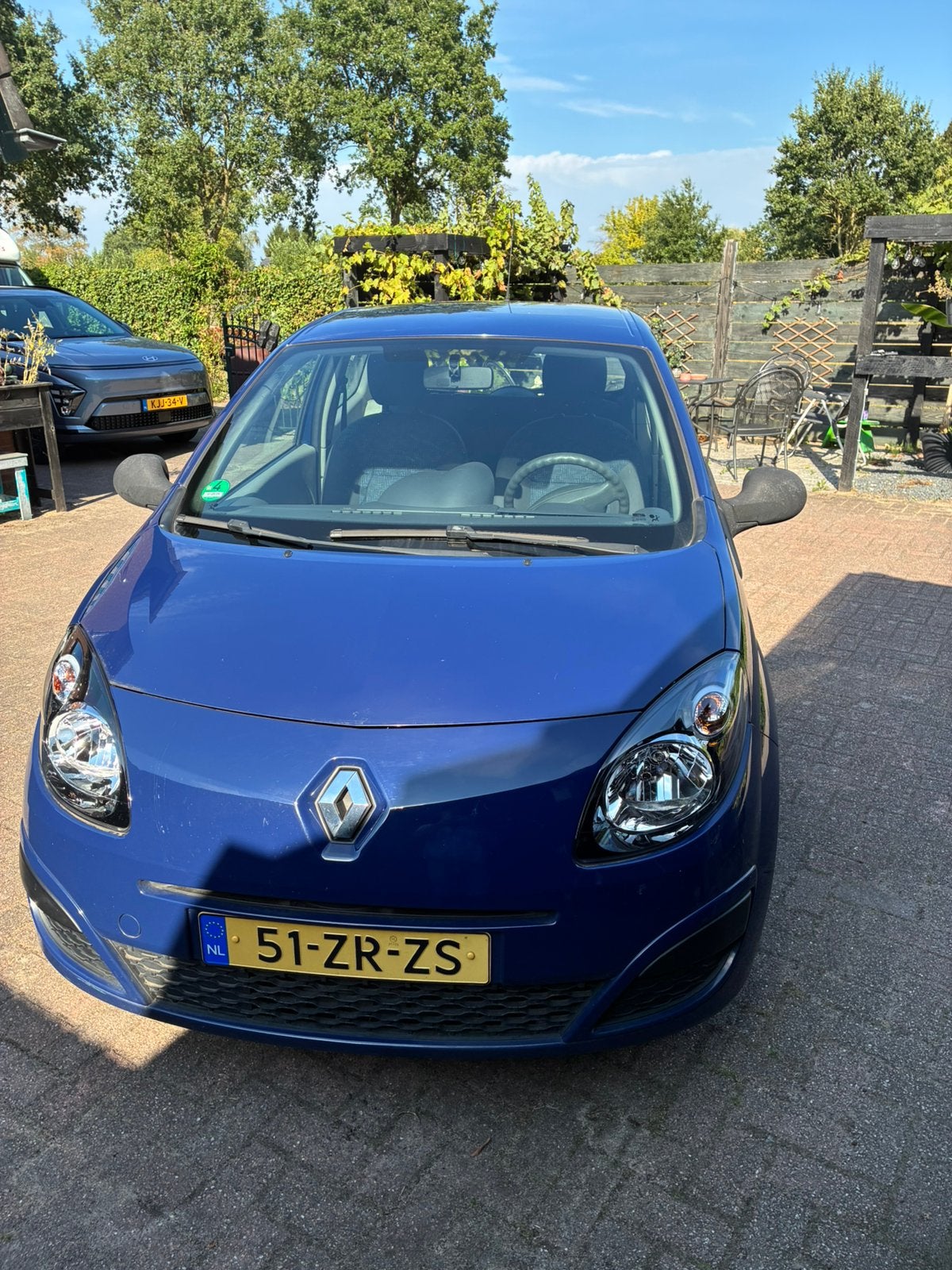 Renault Twingo 1.1 2008 Blauw, Auto's, Renault, Voorwielaandrijving, Twingo, 31 €/maand, 4 cilinders