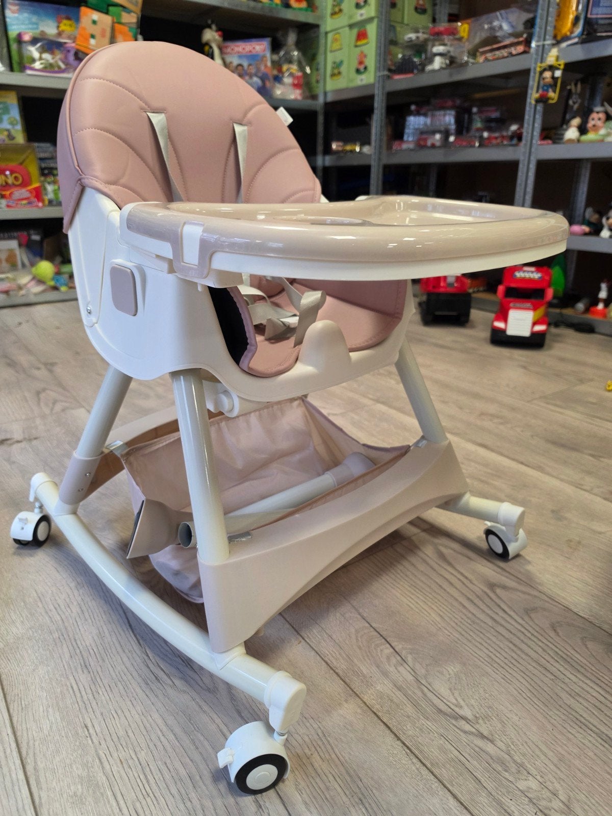 Nieuwe ComfyKidz 4-in-1 Kinderstoel - Schommel en Smul, ComfyKidz, Overige typen, Onbekend, Nieuw