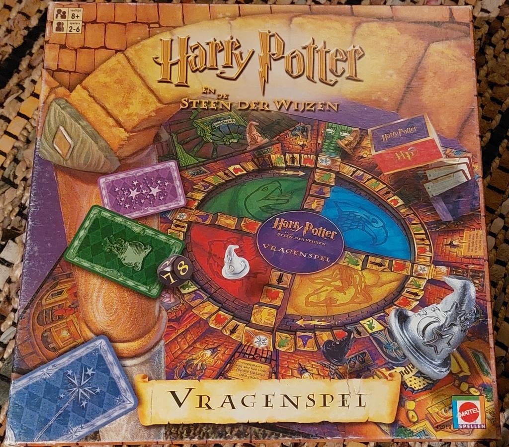 Harry Potter en de Steen der Wijzen Vragenspel, Vijf spelers of meer, Ophalen of Verzenden, Gebruikt, Mattel
