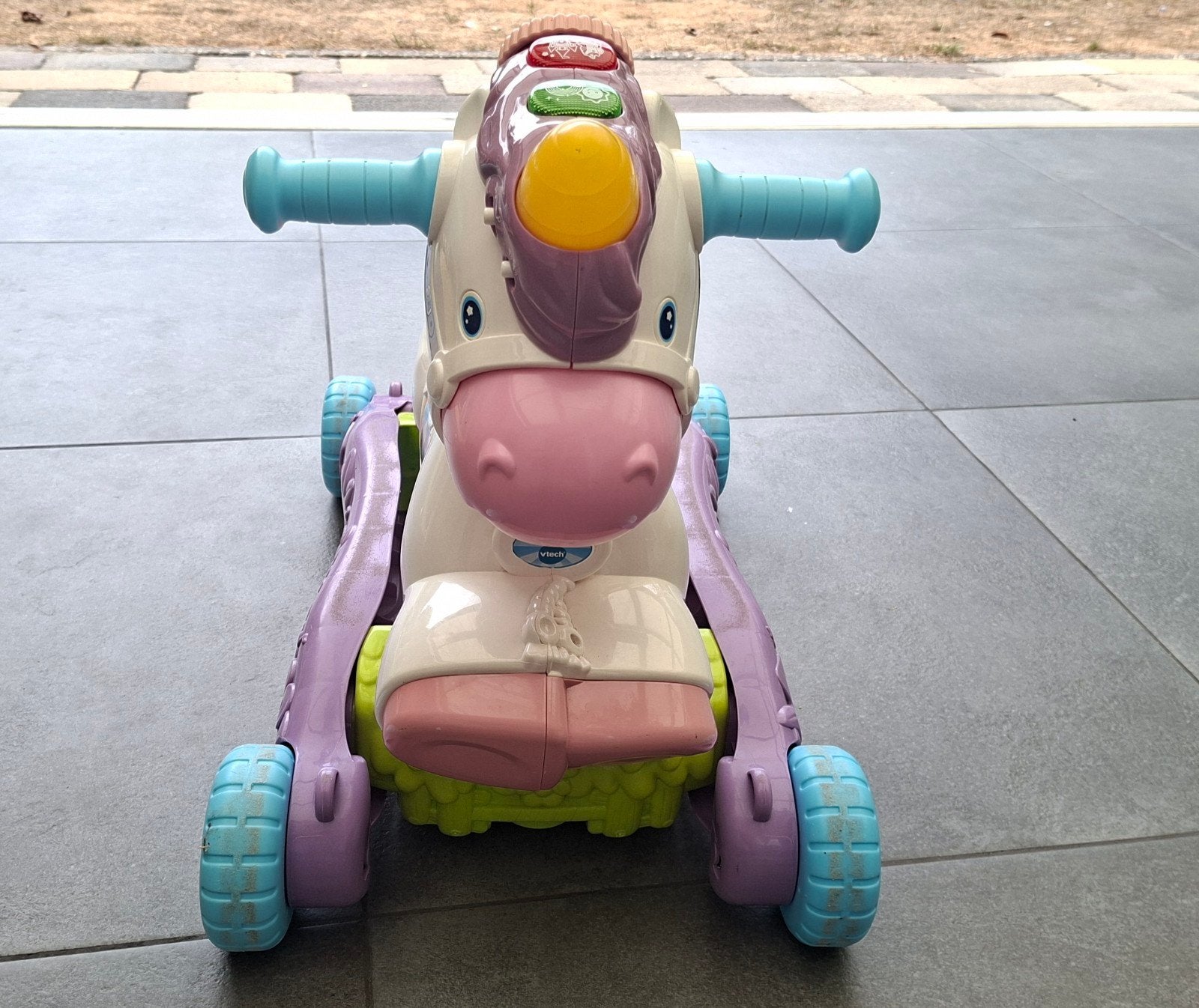 2 in 1 hobbel unicorn van VTech, Ophalen of Verzenden, Gebruikt, Loopfiets