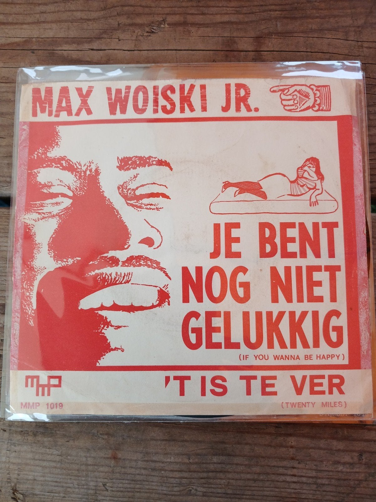 Max Woiski Jr. - Je Bent Nog Niet Gelukkig (Single), LP, Gebruikt, 7 inch, Ophalen of Verzenden