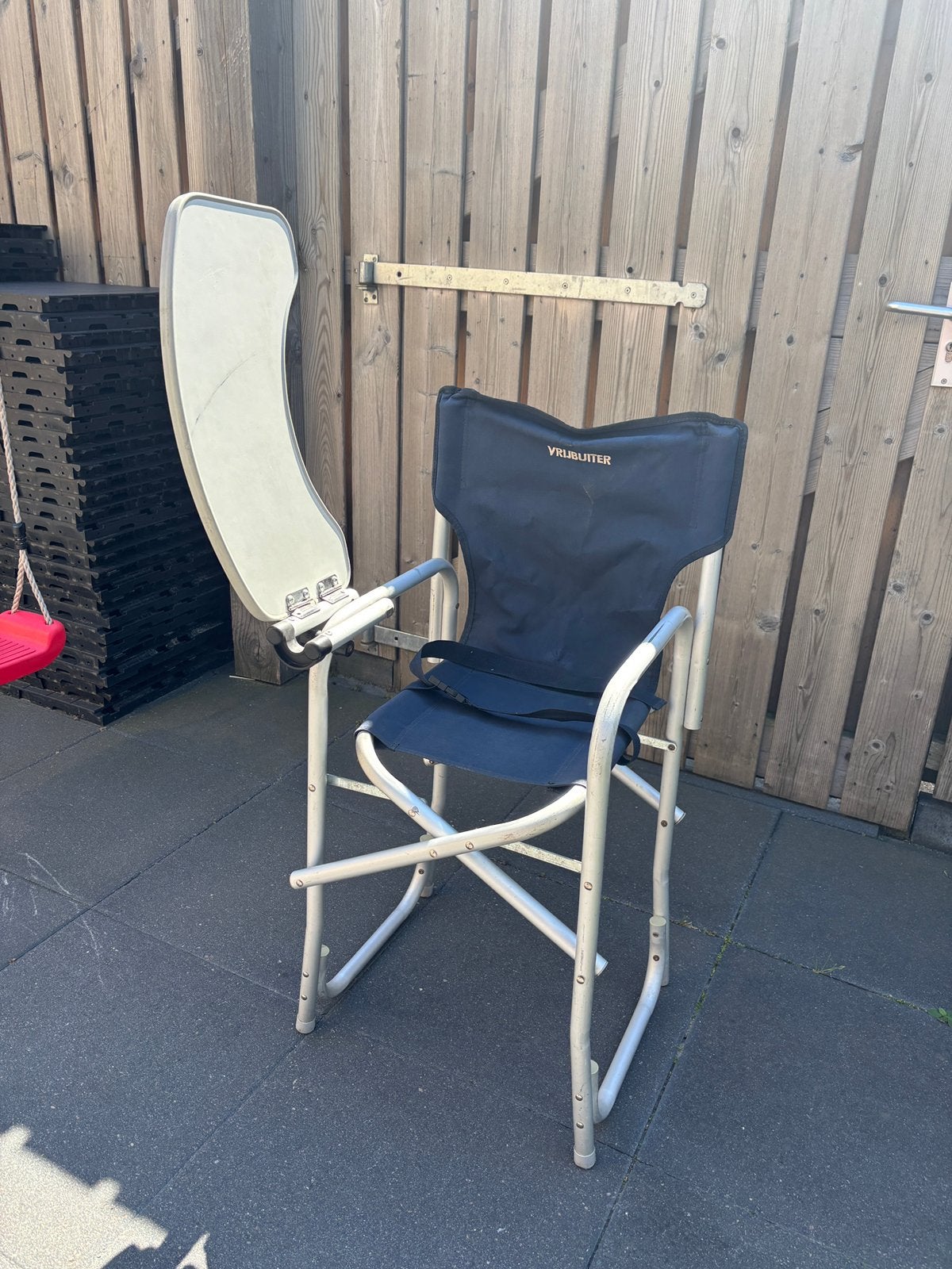 Vrijbuiter Camping kinder stoel met tafeltje, Ophalen, Gebruikt, Campingstoel