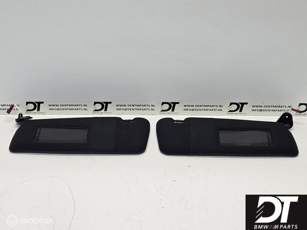 Zonneklep L+R zwart BMW 3-serie E46 51162699047, Gebruikt, Ophalen of Verzenden, BMW, BMW
