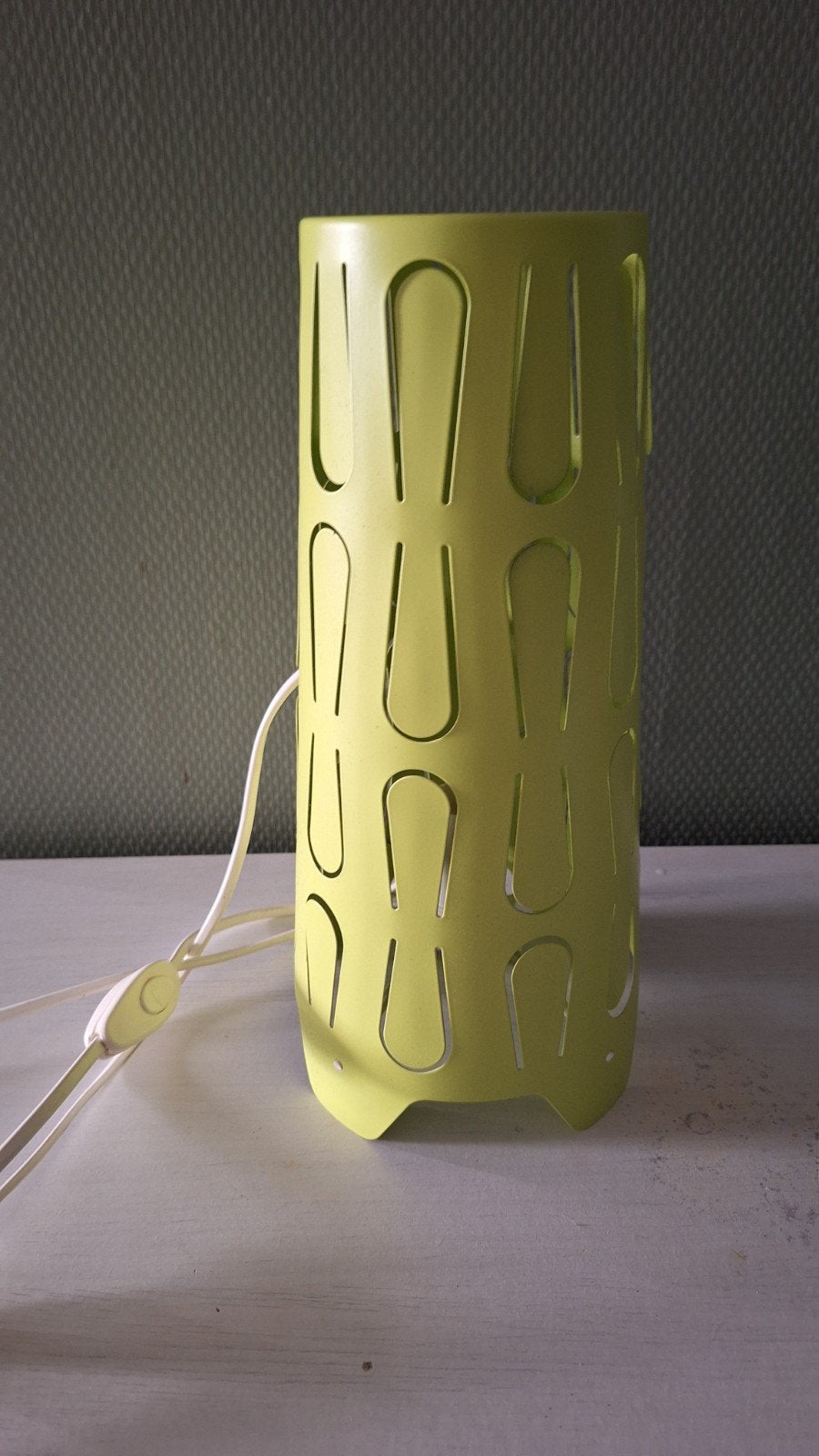 Ikea Kajuta lamp groen, Ophalen, Groen, E14 (klein), Zo goed als nieuw