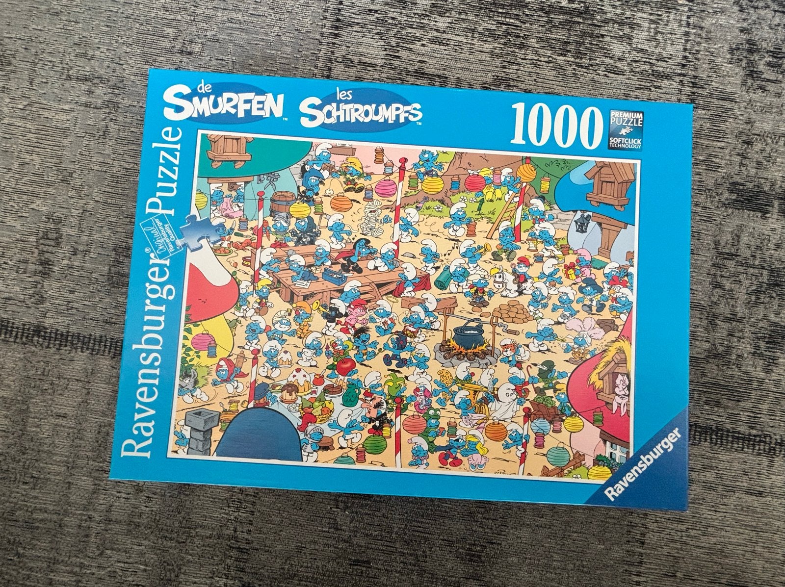 Ravensburger Smurfen Puzzel 1000 Stukjes, Hobby en Vrije tijd, Denksport en Puzzels, Ophalen of Verzenden, 500 t/m 1500 stukjes