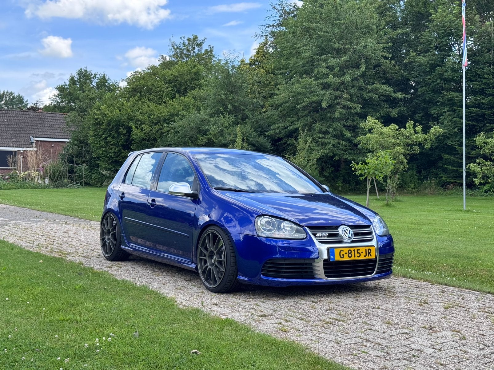 Golf 5 R32 3.2 V6 DSG /LEER/CARPLAY/CLIMA/BIGBRAKE KIT/XENON, Auto's, Volkswagen, Particulier, 4x4, ABS, Airbags, Airconditioning